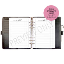 Load image into Gallery viewer, A5 List of "Stuff" Planner Inserts Printable Download - Letter / A4 / A5 Size Paper