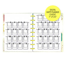 Load image into Gallery viewer, Polaroid Tracker Planner Inserts Printable Download