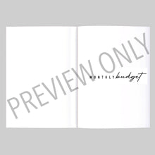 Load image into Gallery viewer, Budget Worksheet Bundle Notebook Planner Inserts Printable Download - A4/Letter Size Paper