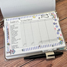 Load image into Gallery viewer, A5 Size / Hobonichi Cousin Habit Tracker Printable Download - A4 Size Paper