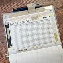 Load image into Gallery viewer, A5 Size / Hobonichi Cousin Habit Tracker Printable Download - A4 Size Paper