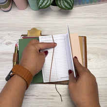 Load image into Gallery viewer, TN Passport Daily 1-Page Planner Inserts Printable Download - Letter / A4 Size Paper