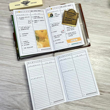 Load image into Gallery viewer, TN Passport Daily 1-Page Planner Inserts Printable Download - Letter / A4 Size Paper