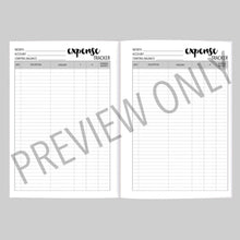 Load image into Gallery viewer, Budget Worksheet Bundle Notebook Planner Inserts Printable Download - A4/Letter Size Paper