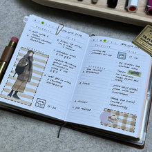 Load image into Gallery viewer, VERSION 2 TN Passport Daily 1-Page Planner Inserts Printable Download - Letter / A4 Size Paper