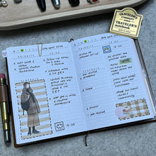 Load image into Gallery viewer, VERSION 2 TN Passport Daily 1-Page Planner Inserts Printable Download - Letter / A4 Size Paper