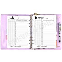 Load image into Gallery viewer, Running To-Do List Printable | Keep Tasks Organised All Week