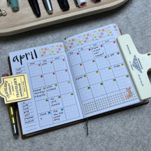 Load image into Gallery viewer, VERSION 2 TN Passport Daily 1-Page Planner Inserts Printable Download - Letter / A4 Size Paper