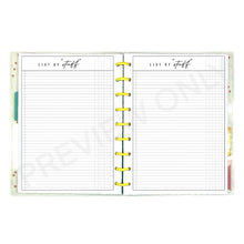 Load image into Gallery viewer, List of "Stuff" Planner Inserts Printable Download