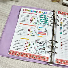Load image into Gallery viewer, Self-Care & Habits Weekly Planner Spread Printable