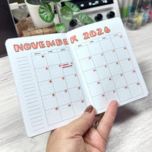 Load image into Gallery viewer, TN Passport Calendar & Future Log Printable Insert | Undated Traveller’s Notebook Planner | A4 PDF