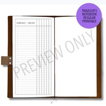 Load image into Gallery viewer, GTD Planner System Bundle | Brain Dump, Projects & Someday List Printable (A5, TN, Booklet)