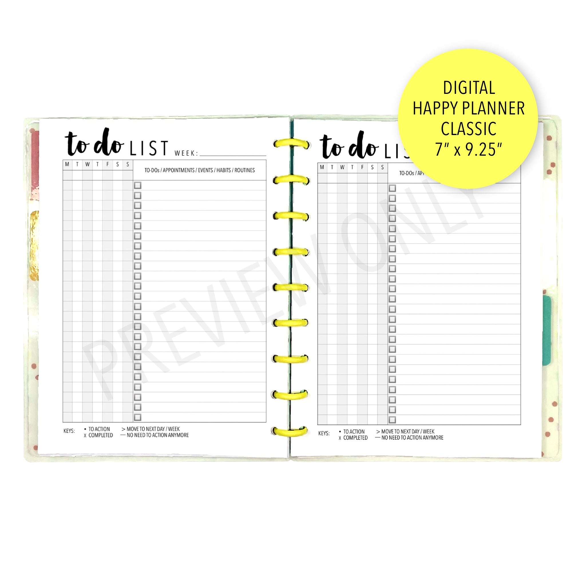 A5 2 Per Page Daily Planner Inserts Printable Download - Letter / A4 / –  MarianeCresp