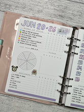 Load image into Gallery viewer, V.3 A5 Well-Being Planner Inserts Printable Download - Letter / A4 / A5 Size Paper