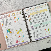 Load image into Gallery viewer, V.3 A5 Well-Being Planner Inserts Printable Download - Letter / A4 / A5 Size Paper