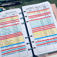 Load image into Gallery viewer, Personal Expense Tracker Planner Inserts Printable Download - Letter / A4 Size Paper