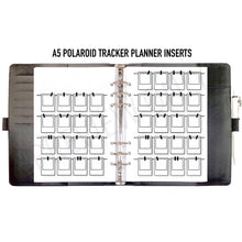 Load image into Gallery viewer, A5 Polaroid Tracker Planner Inserts Printable Download - Letter / A4 / A5 Size Paper