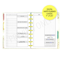 Load image into Gallery viewer, HP Classic &quot;Make Time&quot; Daily on 2-Page Planner Inserts Printable Download - Letter / A4 / HP Classic Size Paper
