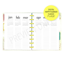 Load image into Gallery viewer, HP Classic 2024 Future Log Planner Inserts Printable Download - Letter / A4 / HP Classic Size Paper
