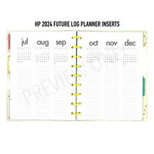 Load image into Gallery viewer, HP Classic 2024 Future Log Planner Inserts Printable Download - Letter / A4 / HP Classic Size Paper
