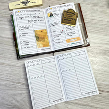Load image into Gallery viewer, TN Passport Daily 1-Page Planner Inserts Printable Download - Letter / A4 Size Paper
