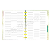 Load image into Gallery viewer, HP Classic Braindump Planner Inserts Printable Download - Letter / A4 / HP Classic Size Paper
