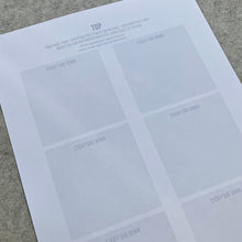 Load image into Gallery viewer, 3" x 3" Post-it Note Habit Tracker Printable Digital PDF Download
