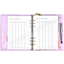 Load image into Gallery viewer, A5 Blood Pressure Tracker Printable Download - Letter / A4 / A5 Size Paper
