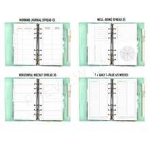 Load image into Gallery viewer, Personal Planner Bundle Planner Inserts Printable Download - Letter / A4 Size Paper
