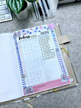 Load image into Gallery viewer, A5 Size / Hobonichi Cousin Running Future Log Printable Download - A4 Size Paper
