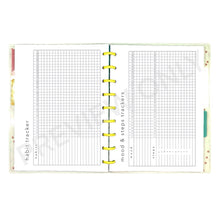 Load image into Gallery viewer, Habit, Mood &amp; Steps Tracker Planner Insert (V.4)
