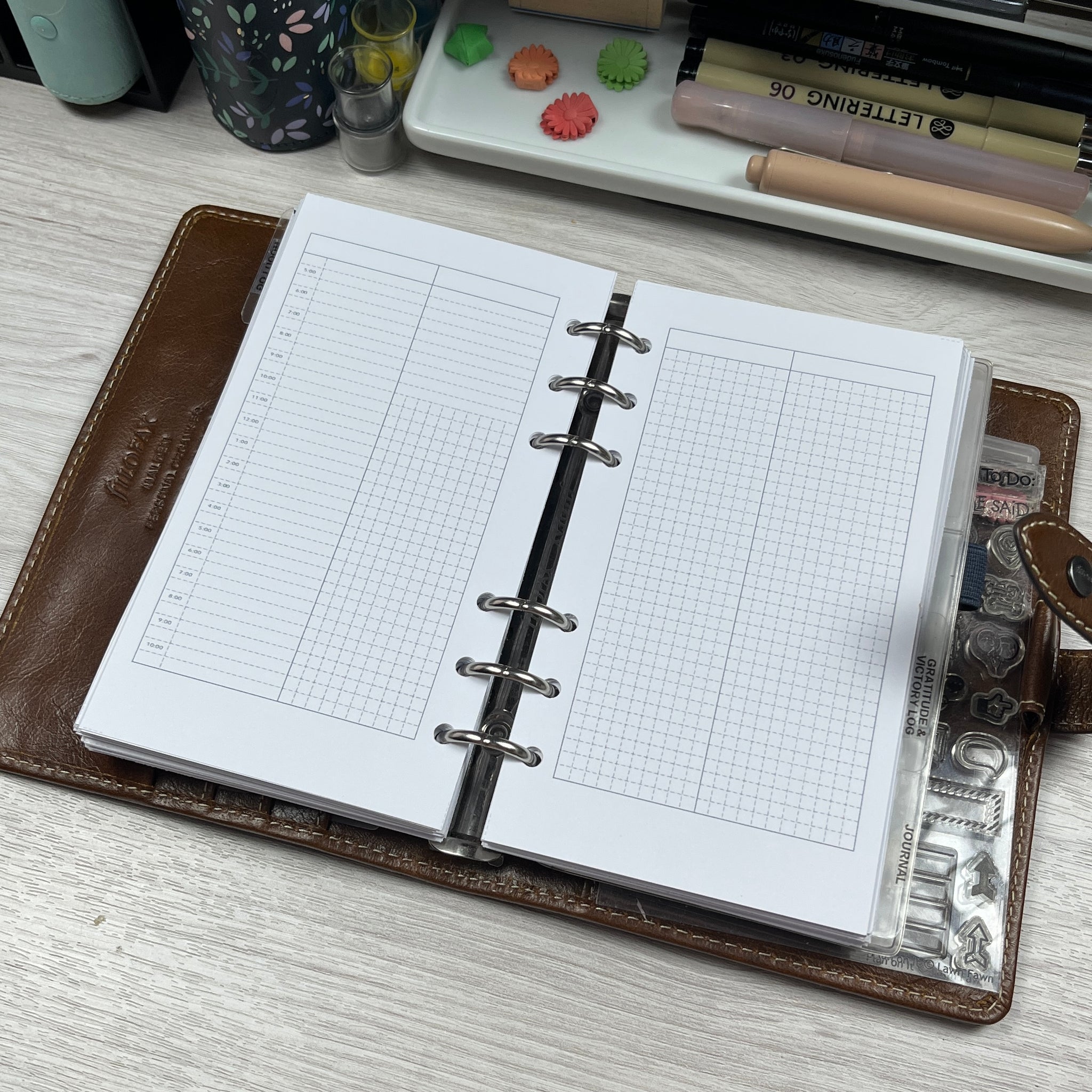 Mini Size Planner Personal Size Planner Bundle | Mood, Daily & Reflection Pages ...