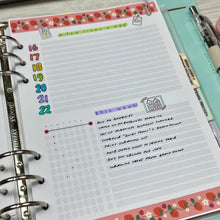 Load image into Gallery viewer, Self-Care &amp; Habits Weekly Planner Spread Printable
