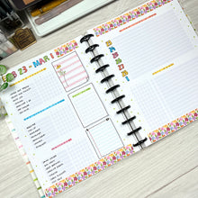 Load image into Gallery viewer, Self-Care &amp; Habits Weekly Planner Spread Printable
