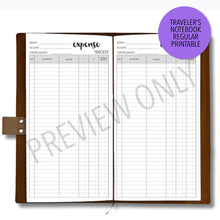 Load image into Gallery viewer, TN Regular Budget Worksheet Bundle Planner Printable Download - A4 and Letter Size PDF
