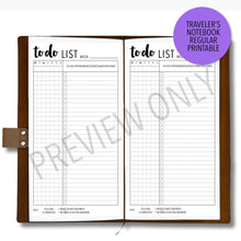 Load image into Gallery viewer, Running To Do List Planner Inserts Printable Download
