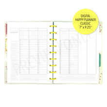 Load image into Gallery viewer, HP Classic Homeschool Planner Inserts Printable Download - Letter / A4 / HP Classic Size Paper
