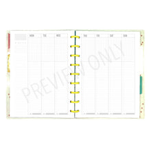 Load image into Gallery viewer, HP Classic Blank Vertical Weekly 2 Page Planner Inserts Printable Download - Letter / A4 / HP Classic Size Paper
