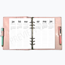 Load image into Gallery viewer, * SALE | A5 2023 Future Log Planner Inserts Printable Download - Letter / A4 / A5 Size Paper
