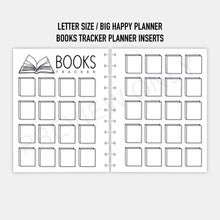 Load image into Gallery viewer, Letter / Big Happy Planner Books Tracker Planner Inserts Printable Download
