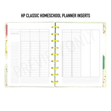 Load image into Gallery viewer, HP Classic Homeschool Planner Inserts Printable Download - Letter / A4 / HP Classic Size Paper

