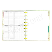 Load image into Gallery viewer, HP Classic Foldable Daily Planner Inserts Printable Download - Letter / A4 / HP Classic Size Paper

