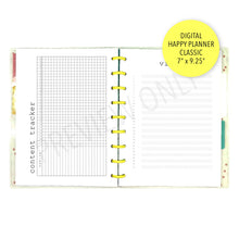 Load image into Gallery viewer, HP Classic Content Planner Bundle Planner Inserts Printable Download - Letter / A4 / HP Classic Size Paper
