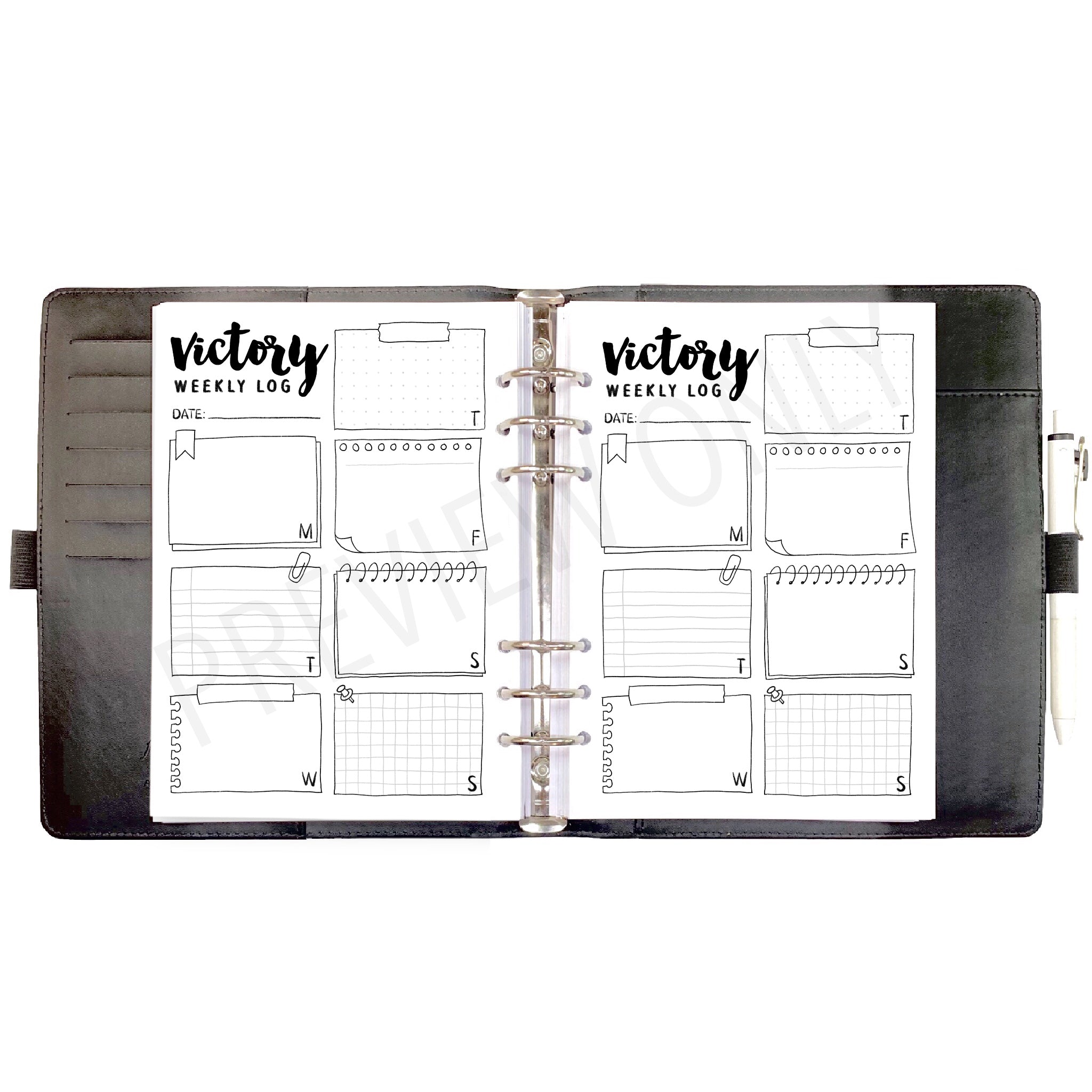 Victory Log Printable | Track Daily Wins Planner Insert – MarianeCresp