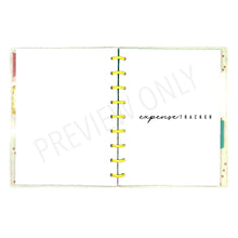 Load image into Gallery viewer, V.2 HP Classic Expense Tracker Planner Inserts Printable Download - Letter / A4 / HP Classic Size Paper
