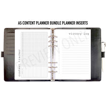 Load image into Gallery viewer, A5 Content Planner Bundle Planner Inserts Printable Download - Letter / A4 / A5 Size Paper
