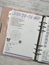 Load image into Gallery viewer, V.3 A5 Well-Being Planner Inserts Printable Download - Letter / A4 / A5 Size Paper
