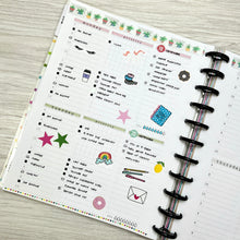 Load image into Gallery viewer, Letter / Big Happy Planner 2 Per Page Daily Planner Inserts Printable Download
