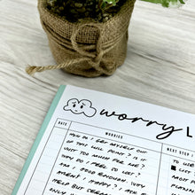 Load image into Gallery viewer, A5 Worry Log Planner Inserts Printable Download - Letter / A4 / A5 Size Paper
