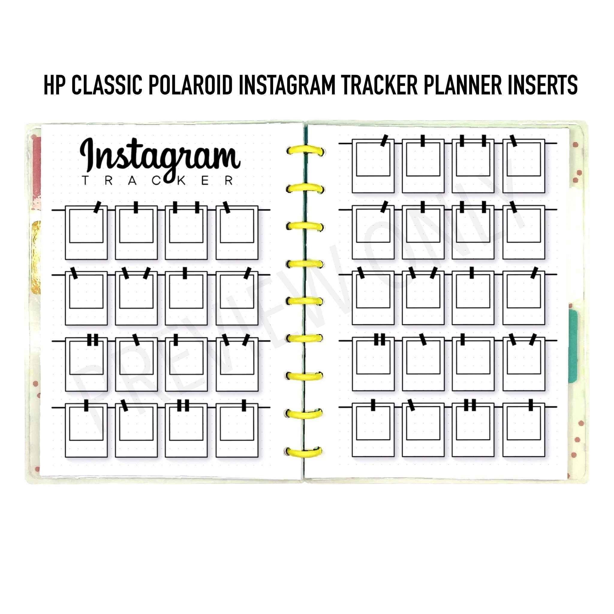 Planner | Choose Your Own Start Month | Weekly Planner | Hourly Planner | Custom Planner | Personal Planner | Life factory Planner | Kraft Polaroid